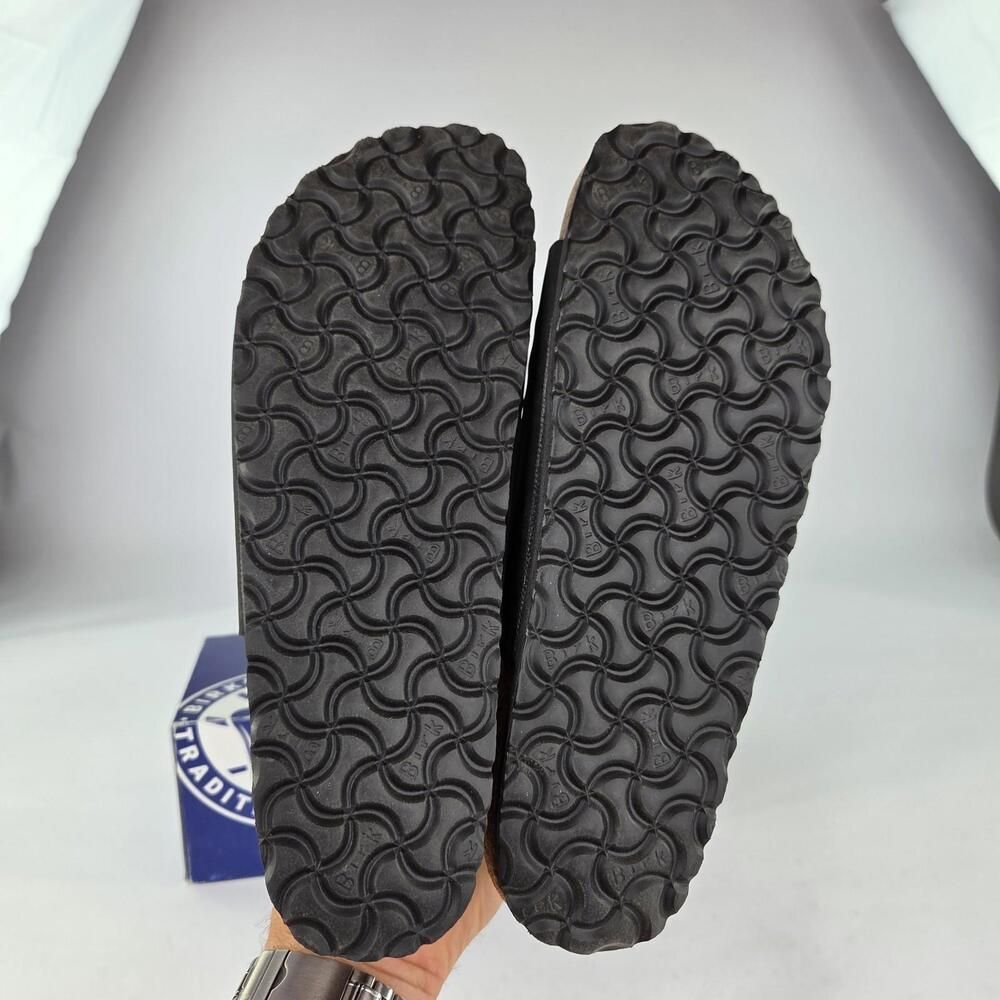 Birkenstock Granada Black Leather Slide US 9 Narrow Mens Birko-Flor Sandals - Picture 4 of 7